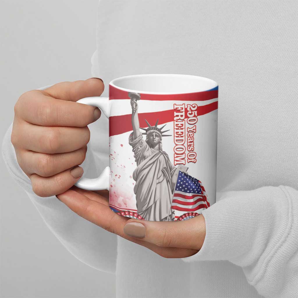 United States 4th Of July Ceramic Mug USA Osprey 250 Years Of Freedom