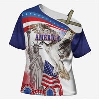 United States 4th Of July Cross Shoulder Shirt USA Osprey 250 Years Of Freedom