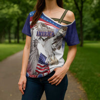United States 4th Of July Cross Shoulder Shirt USA Osprey 250 Years Of Freedom