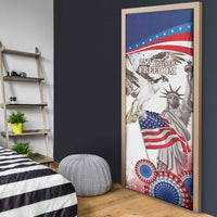 United States 4th Of July Door Cover USA Osprey 250 Years Of Freedom