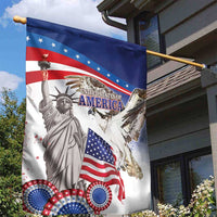 United States 4th Of July Garden Flag USA Osprey 250 Years Of Freedom