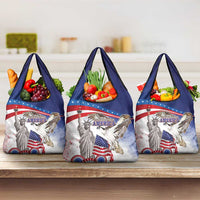 United States 4th Of July Grocery Bag USA Osprey 250 Years Of Freedom