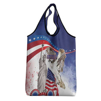 United States 4th Of July Grocery Bag USA Osprey 250 Years Of Freedom
