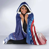 United States 4th Of July Hooded Blanket USA Osprey 250 Years Of Freedom