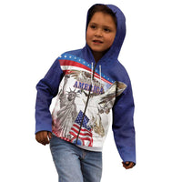 United States 4th Of July Kid Hoodie USA Osprey 250 Years Of Freedom