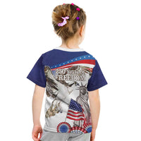 United States 4th Of July Kid T Shirt USA Osprey 250 Years Of Freedom