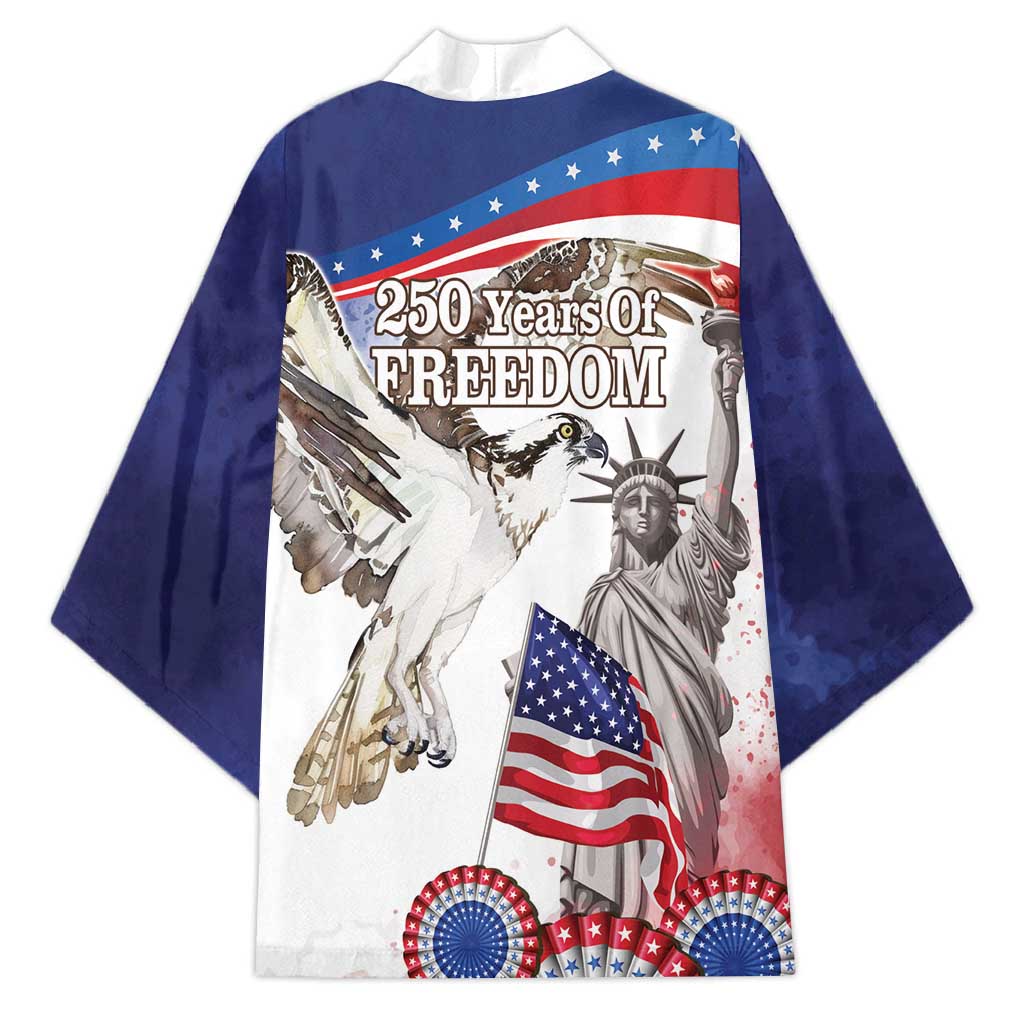United States 4th Of July Kimono USA Osprey 250 Years Of Freedom