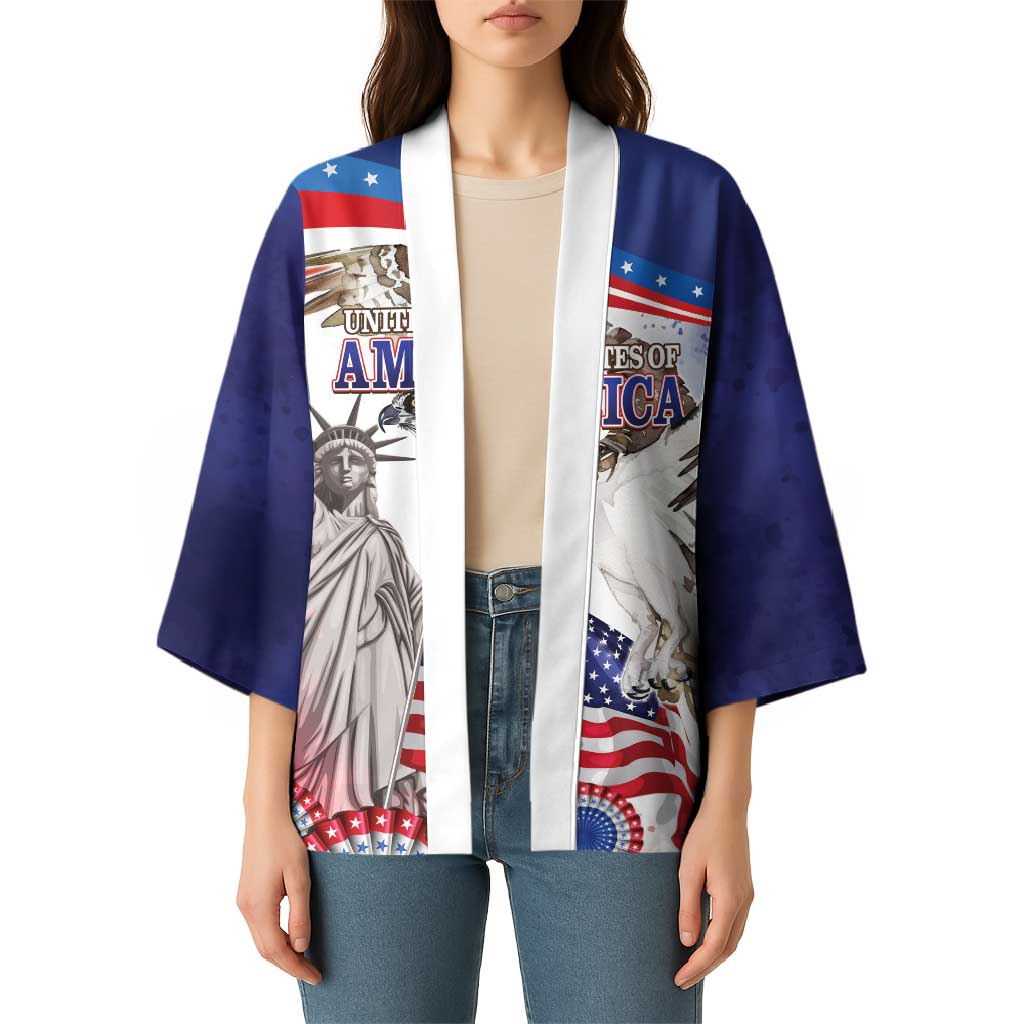 United States 4th Of July Kimono USA Osprey 250 Years Of Freedom