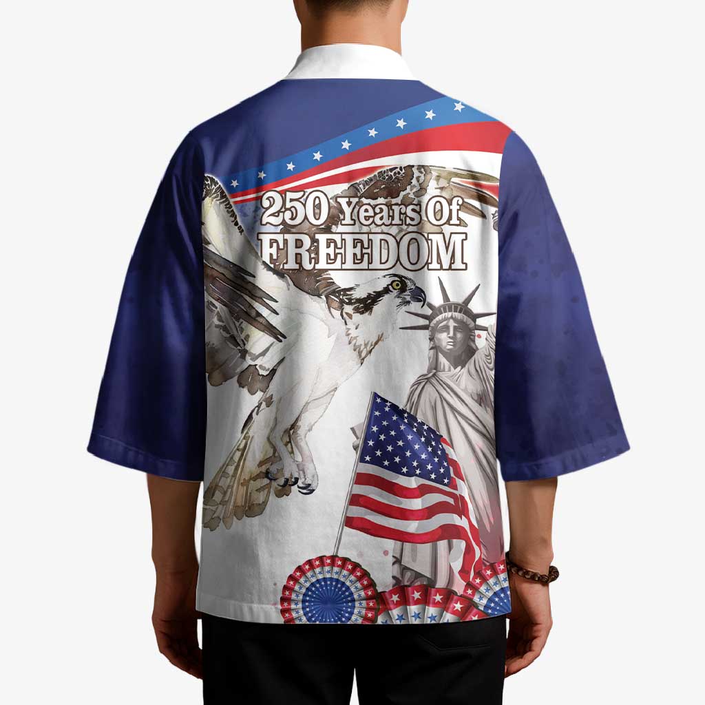 United States 4th Of July Kimono USA Osprey 250 Years Of Freedom