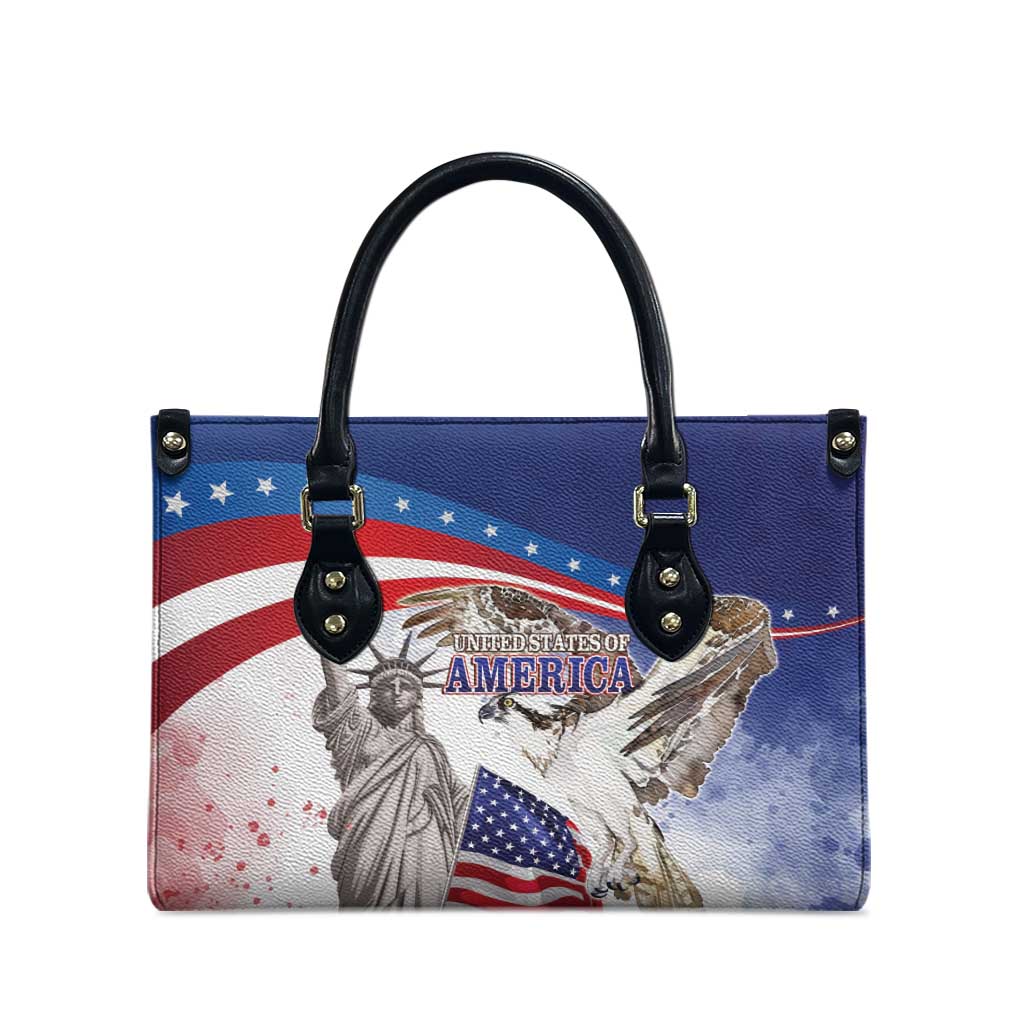 United States 4th Of July Leather Bag USA Osprey 250 Years Of Freedom