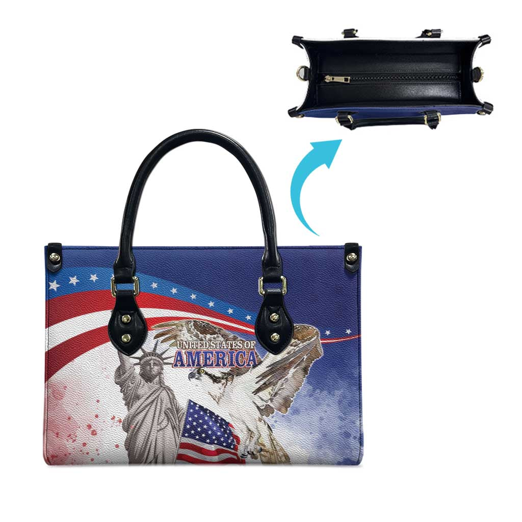 United States 4th Of July Leather Bag USA Osprey 250 Years Of Freedom