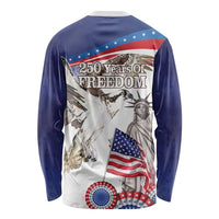 United States 4th Of July Long Sleeve Shirt USA Osprey 250 Years Of Freedom