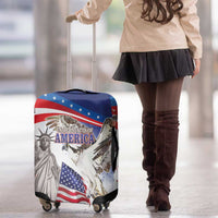 United States 4th Of July Luggage Cover USA Osprey 250 Years Of Freedom