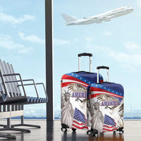 United States 4th Of July Luggage Cover USA Osprey 250 Years Of Freedom
