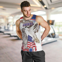 United States 4th Of July Men Tank Top USA Osprey 250 Years Of Freedom