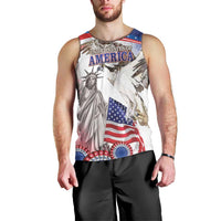 United States 4th Of July Men Tank Top USA Osprey 250 Years Of Freedom