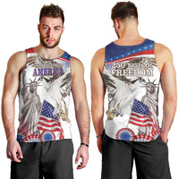 United States 4th Of July Men Tank Top USA Osprey 250 Years Of Freedom