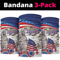 United States 4th Of July Neck Gaiter USA Osprey 250 Years Of Freedom
