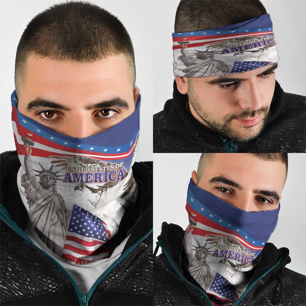 United States 4th Of July Neck Gaiter USA Osprey 250 Years Of Freedom
