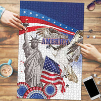 United States 4th Of July Puzzle USA Osprey 250 Years Of Freedom