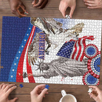 United States 4th Of July Puzzle USA Osprey 250 Years Of Freedom