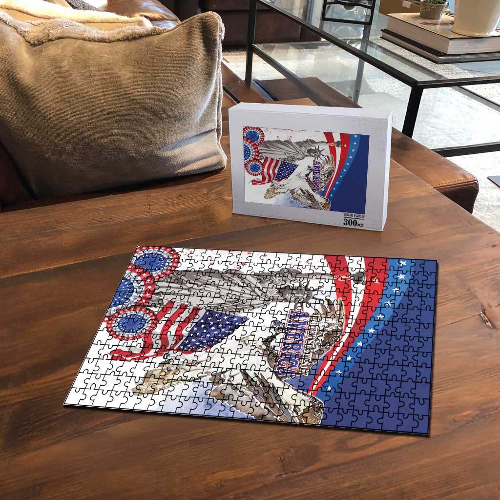 United States 4th Of July Puzzle USA Osprey 250 Years Of Freedom