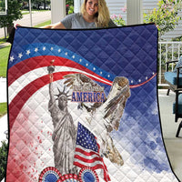 United States 4th Of July Quilt USA Osprey 250 Years Of Freedom