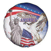 United States 4th Of July Spare Tire Cover USA Osprey 250 Years Of Freedom