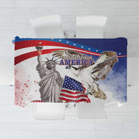 United States 4th Of July Tablecloth USA Osprey 250 Years Of Freedom