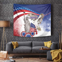 United States 4th Of July Tapestry USA Osprey 250 Years Of Freedom
