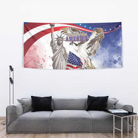 United States 4th Of July Tapestry USA Osprey 250 Years Of Freedom