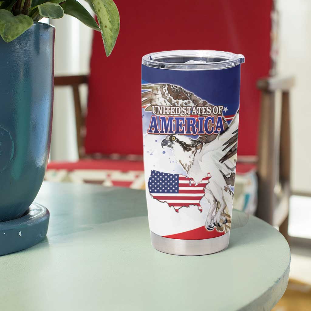 United States 4th Of July Tumbler Cup USA Osprey 250 Years Of Freedom