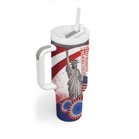 United States 4th Of July Tumbler With Handle USA Osprey 250 Years Of Freedom