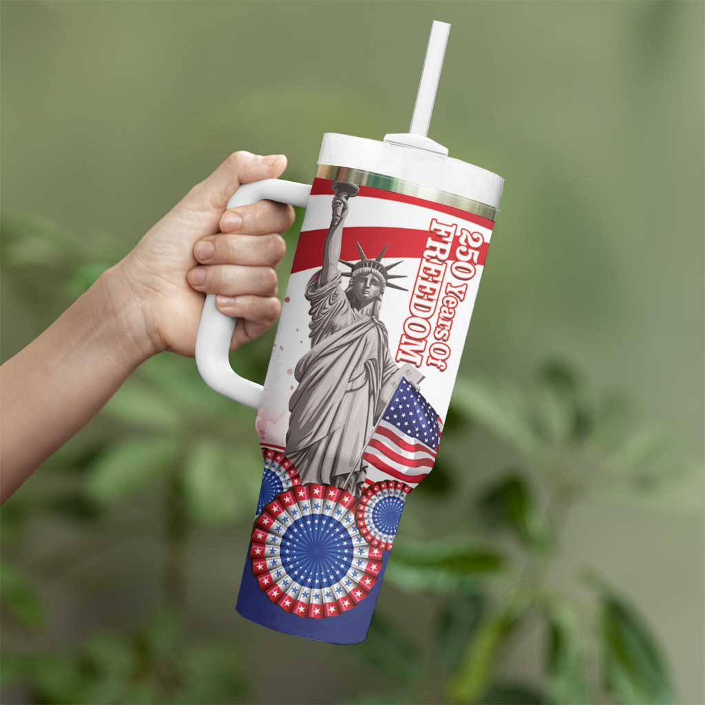 United States 4th Of July Tumbler With Handle USA Osprey 250 Years Of Freedom