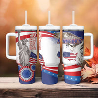 United States 4th Of July Tumbler With Handle USA Osprey 250 Years Of Freedom