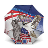 United States 4th Of July Umbrella USA Osprey 250 Years Of Freedom