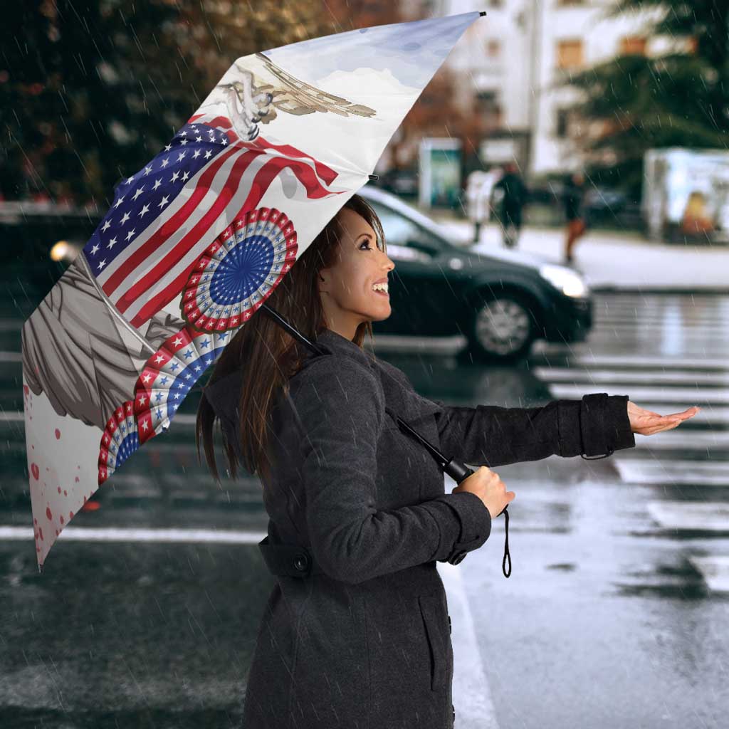 United States 4th Of July Umbrella USA Osprey 250 Years Of Freedom