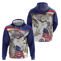 United States 4th Of July Zip Hoodie USA Osprey 250 Years Of Freedom