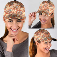 Punch The Monkey Classic Cap We Love You Seamless Heart Style Orange
