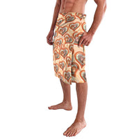Punch The Monkey Lavalava We Love You Seamless Heart Style Orange