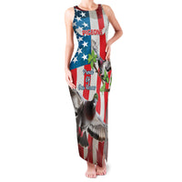 Personalized United States Pigeon Day Family Matching Tank Maxi Dress and Hawaiian Shirt Proud Of Our Heroes Grunge Style - Wonder Print Shop