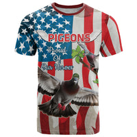Personalized United States Pigeon Day T Shirt Proud Of Our Heroes Grunge Style - Wonder Print Shop