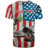 Personalized United States Pigeon Day T Shirt Proud Of Our Heroes Grunge Style - Wonder Print Shop