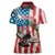 Personalized United States Pigeon Day Women Polo Shirt Proud Of Our Heroes Grunge Style - Wonder Print Shop
