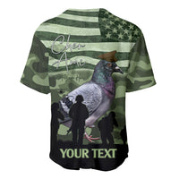 Personalized USA Cher Ami Baseball Jersey Lest We Forget Pigeon Hero - Wonder Print Shop