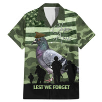 Personalized USA Cher Ami Family Matching Mermaid Dress and Hawaiian Shirt Lest We Forget Pigeon Hero - Wonder Print Shop