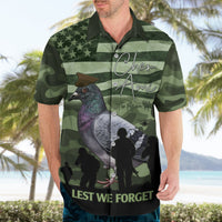 Personalized USA Cher Ami Hawaiian Shirt Lest We Forget Pigeon Hero - Wonder Print Shop