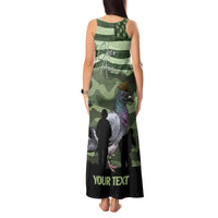 Personalized USA Cher Ami Tank Maxi Dress Lest We Forget Pigeon Hero - Wonder Print Shop