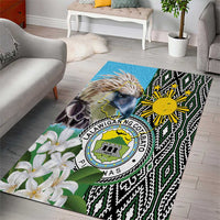 Cotabato Philippines Province Area Rug Filipino Eagle Sampaguita Tinalak Pattern