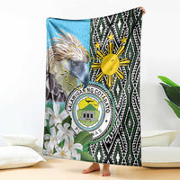 Cotabato Philippines Province Blanket Filipino Eagle Sampaguita Tinalak Pattern